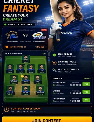 917bet (917 bet login) fantasy cricket & matchday visual 3